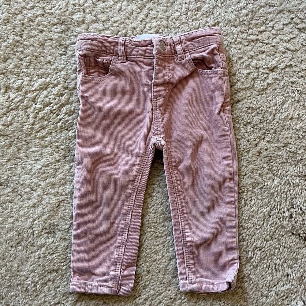 💛 Zara Baby pink pants 9-12m